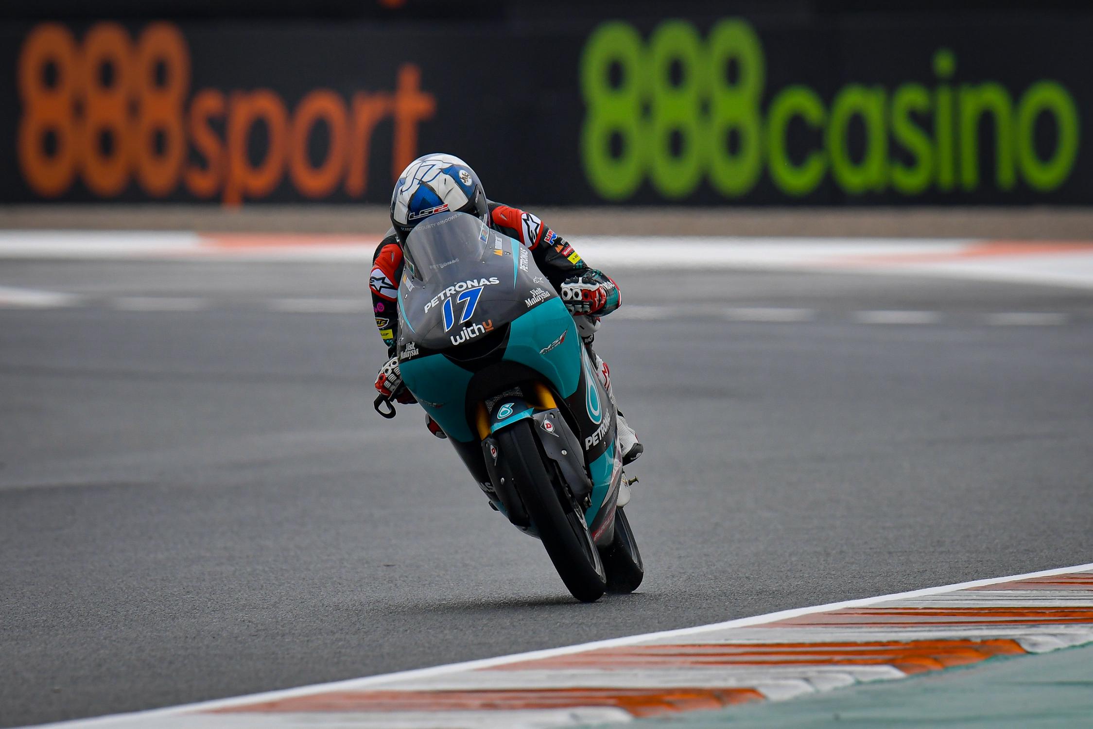 Featured image for “Moto3: McPhee Masters Tricky Conditions to Take Valencia Pole”