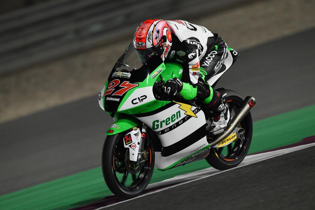 Featured image for “Moto3: Kaito Toba leads the way in Qatar”