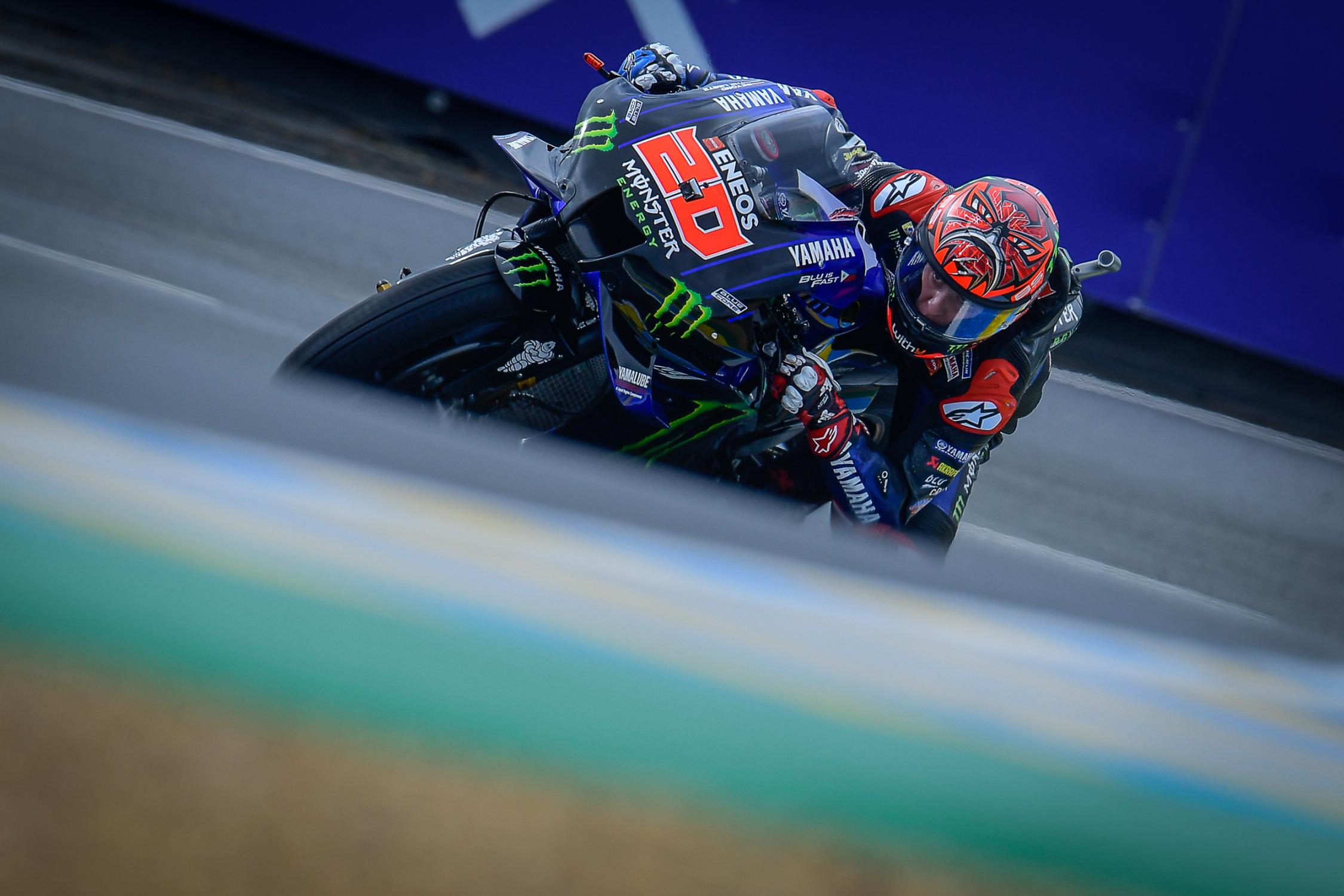 Featured image for “MotoGP: Fabio Flies to Pole in Yamaha 1-2”