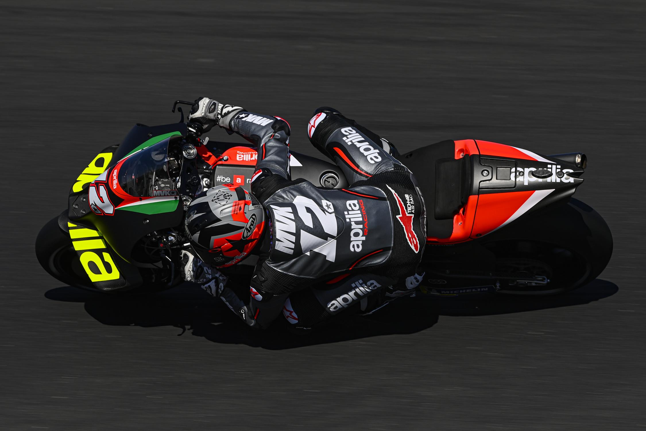 Featured image for “MotoGP: Maverick Viñales Makes Aprilia Debut in Misano”