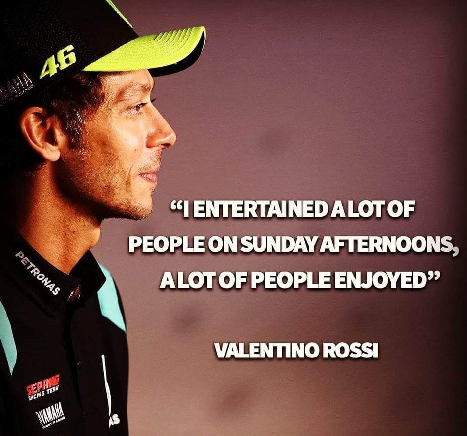 Featured image for “MotoGP: Valentino Rossi Calls Time On His Iconic Motorcycle Racing Career.”