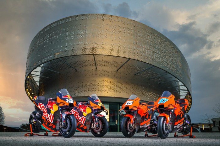 Featured image for “MotoGP: KTM Unveil their 2022 Red Bull Factory and Tech 3 Racing Teams”