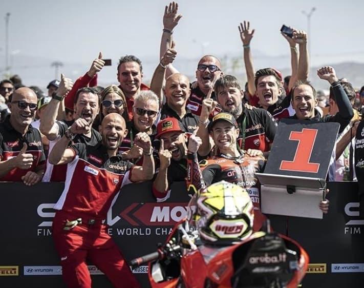Featured image for “WSBK: Alvaro Wins Race Two at San Juan Villicum to Extend His Championship Lead”
