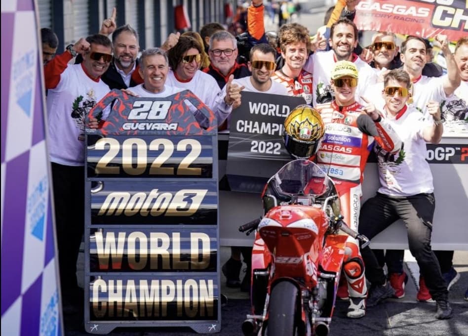 Featured image for “Moto3: Izan Guevara Seals the 2022 Championship Title with Victory at the Australian Grand Prix.”