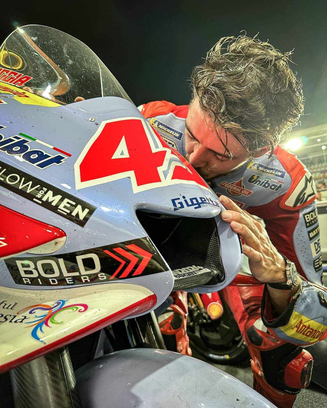 Featured image for “MotoGP: Fabio Di Giannantonio Takes a Very Emotional Victory at the Qatar Grand Prix”