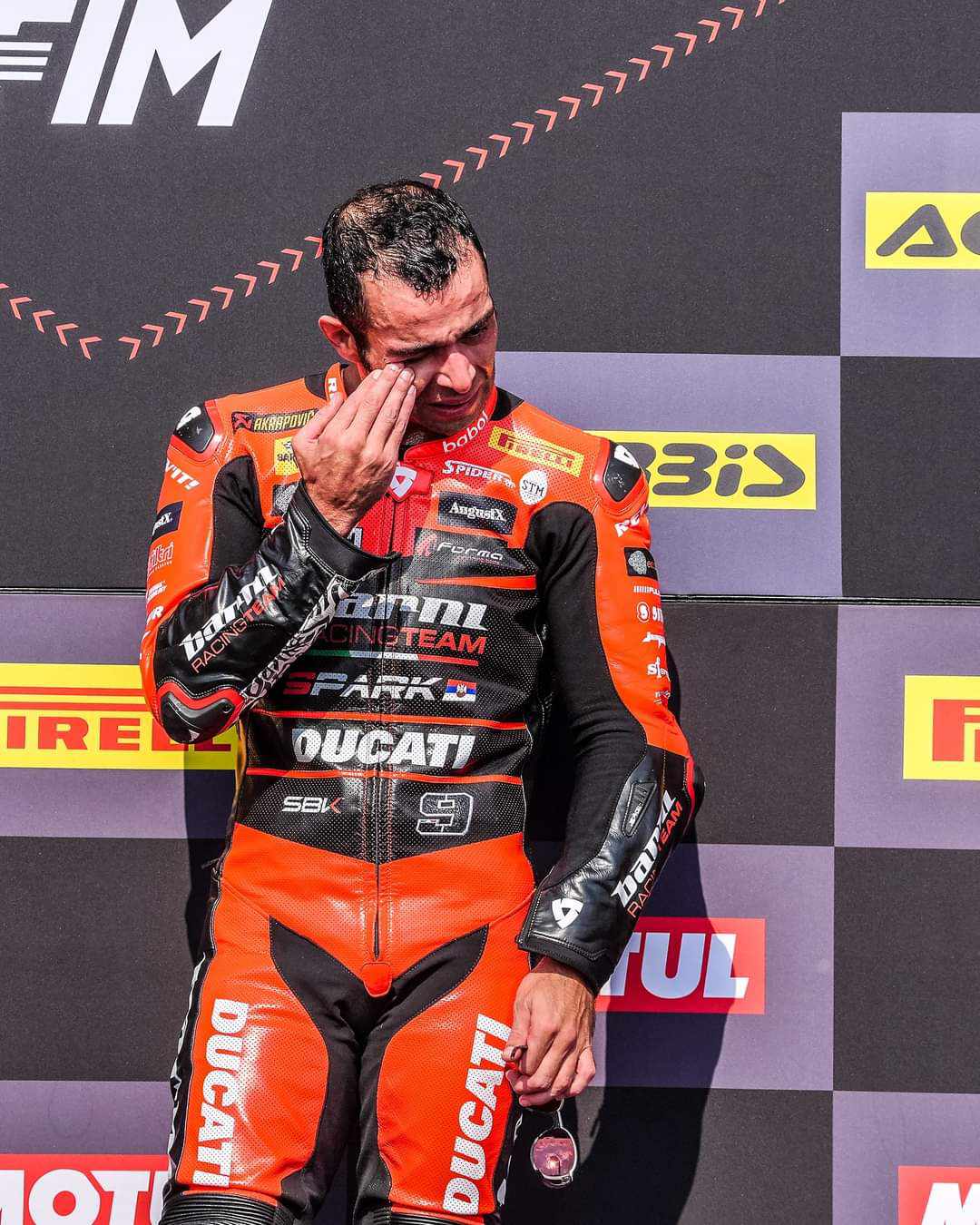 Featured image for “WSBK: Danilo Petrucci claimed his maiden World Superbike win, in the first ever world championship motorcycle race to be held at the Cremona circuit in Italy.”