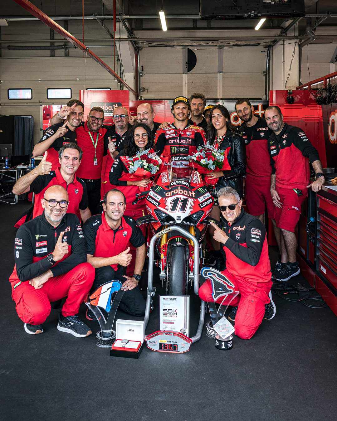 Featured image for “WSBK: Ducati’s Nicole Bulega Dominates Sunday’s Racing Action at Magny-Cours.”