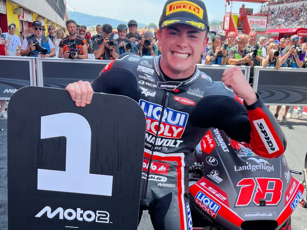 Featured image for “Moto 2: Manuel Gonzalez scorches to victory at Mugello”