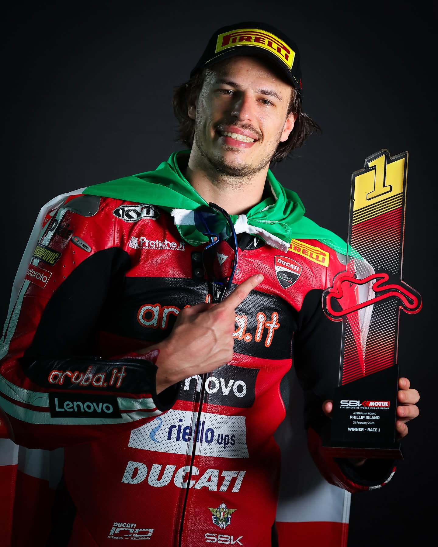 Featured image for “WSBK: Nicolo Bulega Dominates The Opening Race of 2026 at Phillip Island”