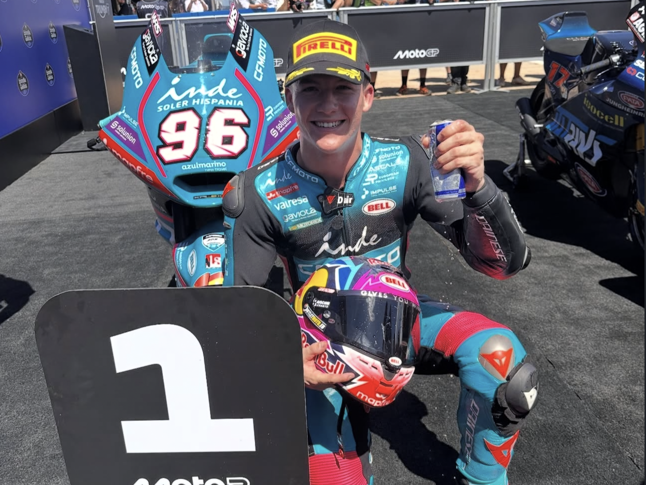 Featured image for “Moto2: Dani Holgado scorches to Brazilian GP win”