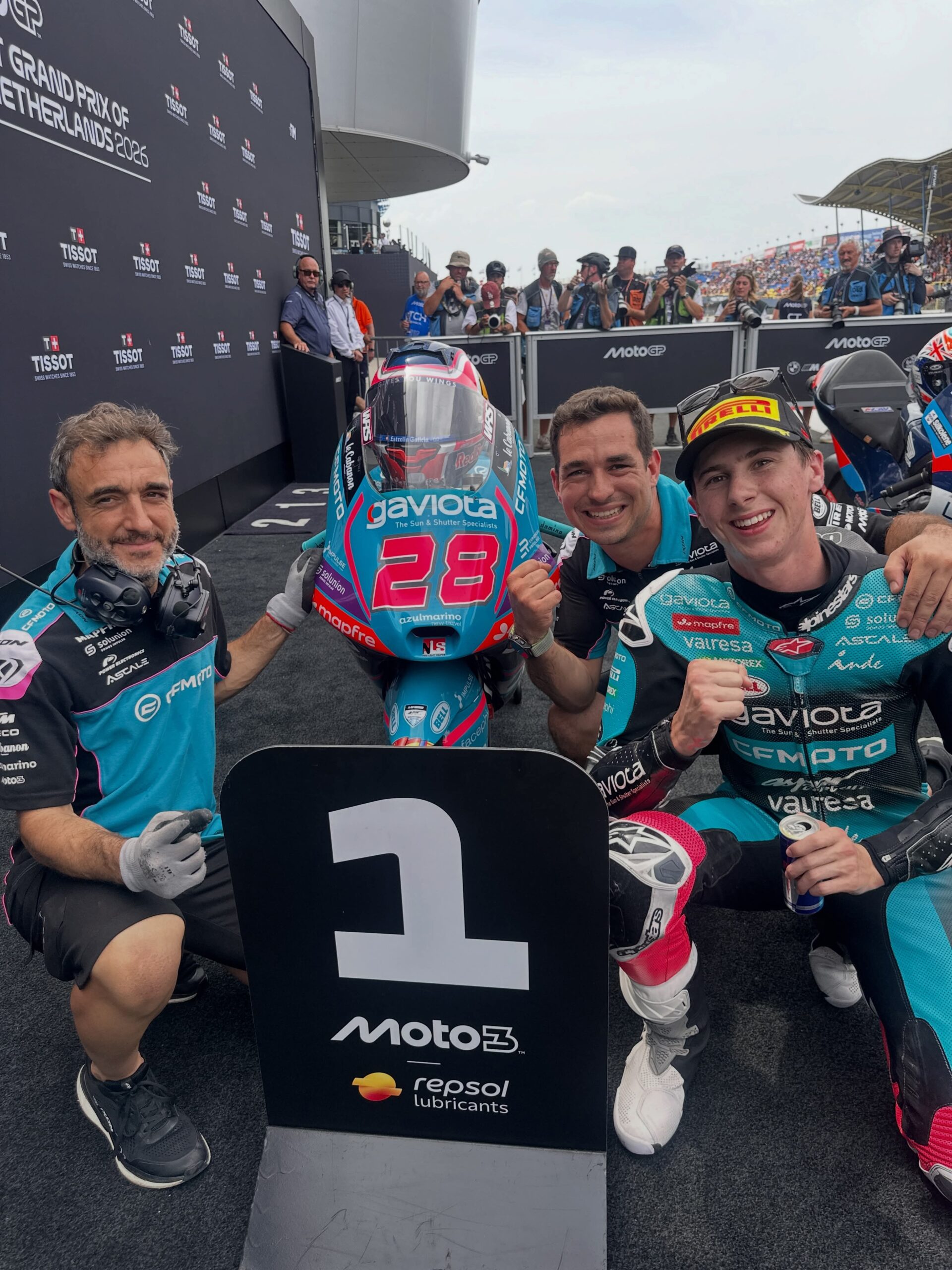 Featured image for “Moto3: Max Quiles Takes the Tissot Grand Prix of the Netherlands Moto3 Victory”