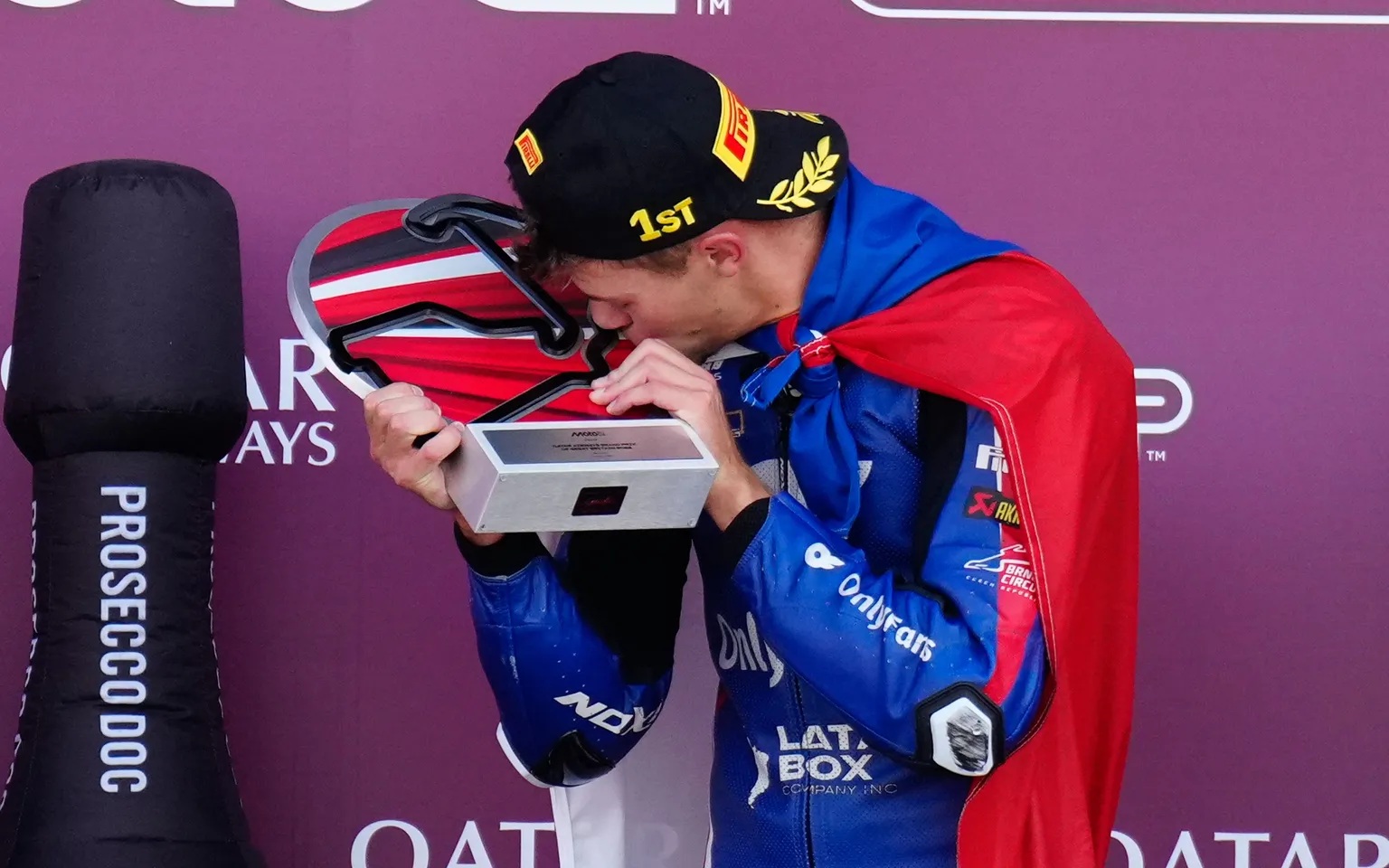 Featured image for “Moto2: Filip Salac becomes a GP winner with victory in Silverstone thriller”