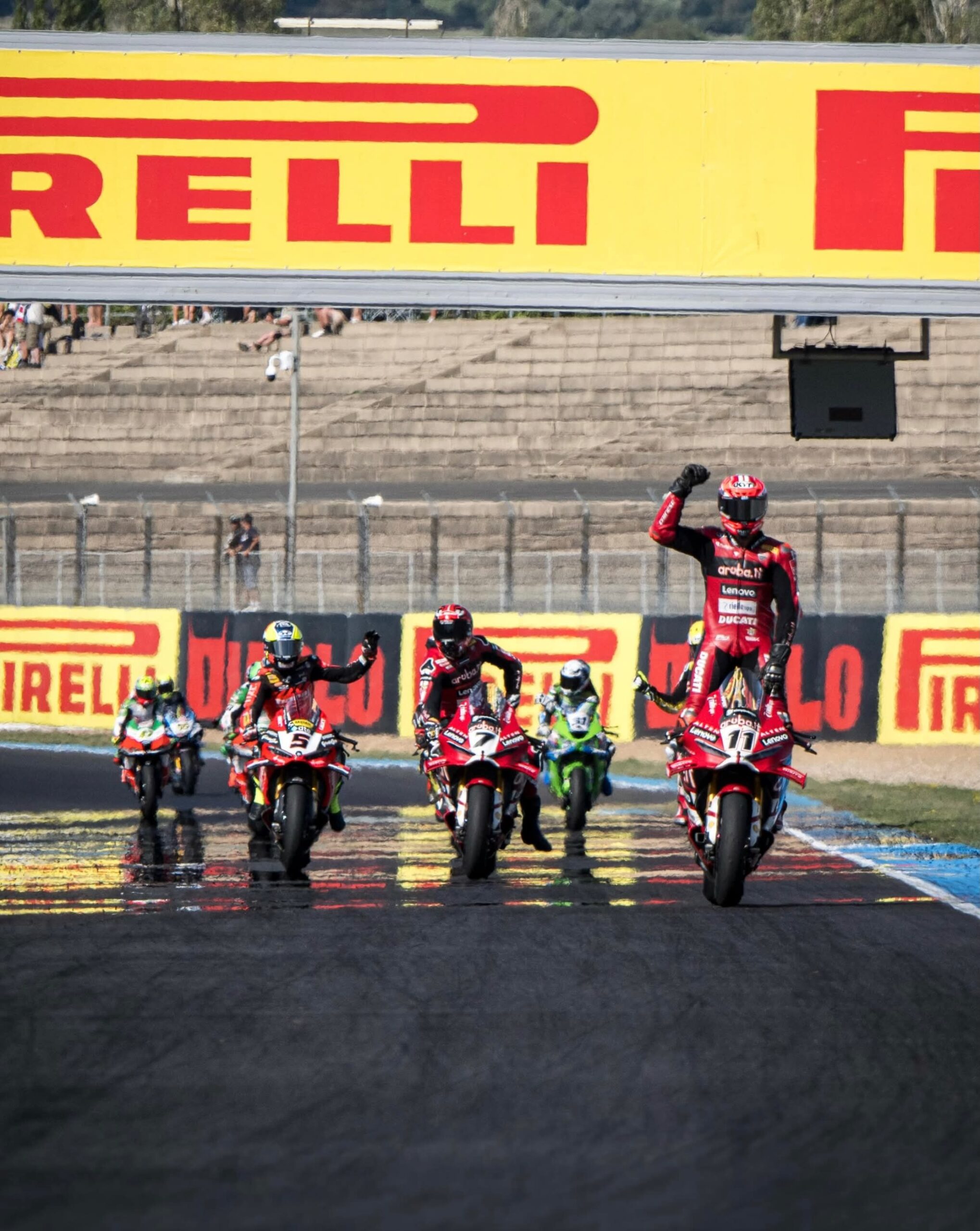 Featured image for “WSBK: Nicolo Bulega Takes the Superpole Victory at Magny-Cours”